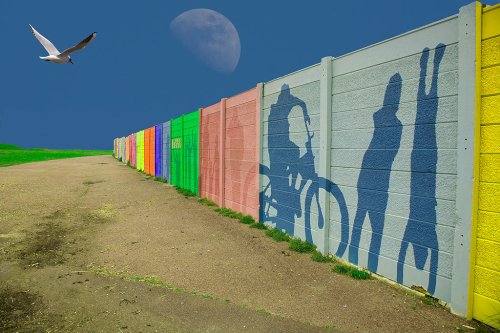 Silhouettes at the Strand