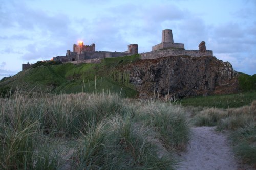 Bamburgh Castle at Dawn