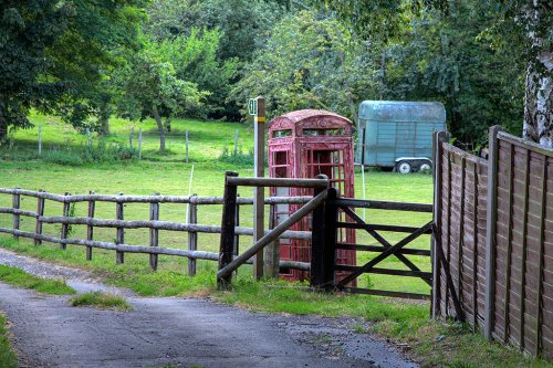 A village phone box