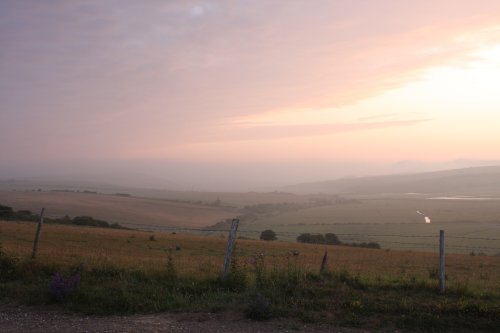 Sunrise over the Cuckmere Estuary