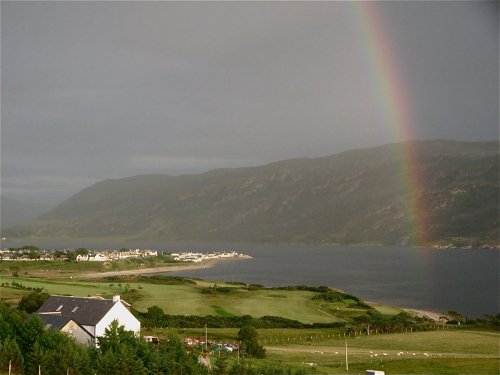 Rainbow over Ullapool