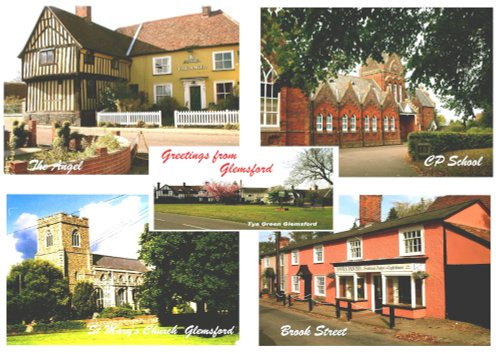 Postcard of Glemsford