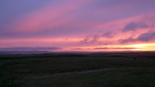 Sunset In Stenness, Orkney