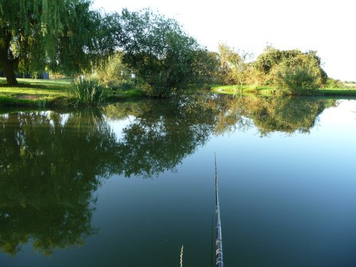 Fishing at Milton Ponds near Thame