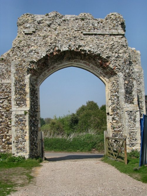 Part of the old Greyfriars Monastery at Dunwich