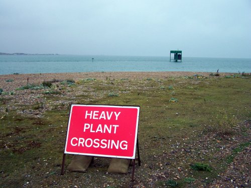 At the end of Rye harbour