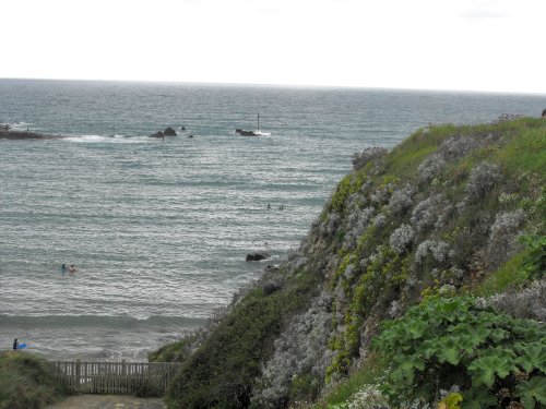 View from the edge of a Bude bluff