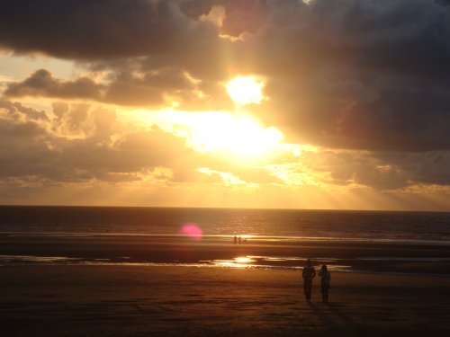 Sunset at Blackpool