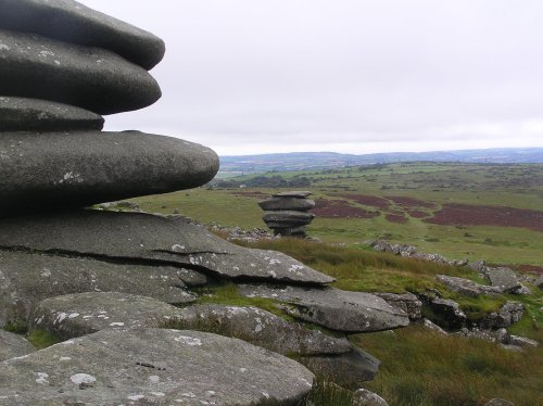 The Cheesewring on top of Bodmin Moor