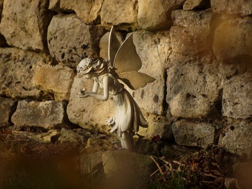 Angel Memorial in a Churchyard near Waddesdon, Bucks.