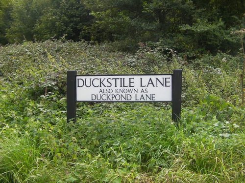 Duckstile Lane.
