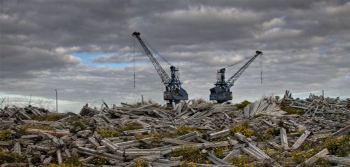 Old cranes