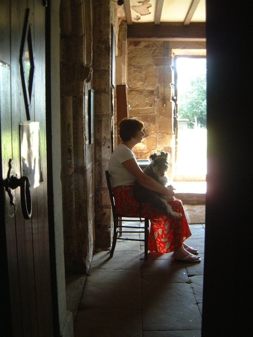 In the Porch of the Church at Breedon