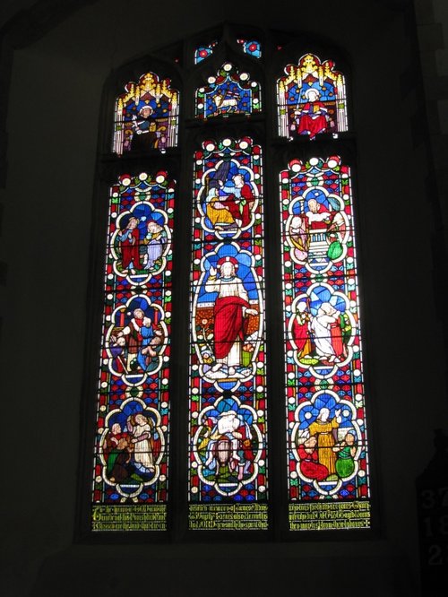 Stained Glass Window in Redenhall Church
