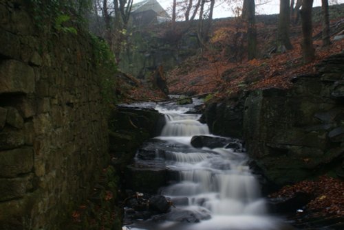Lumsdale waterfall