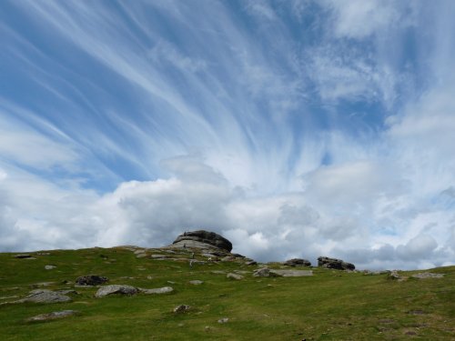 Big sky over Haytor