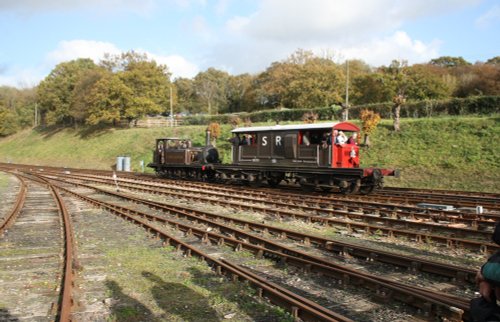 Arriving at Sheffield Park