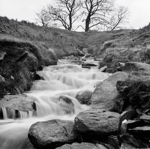 Waterfall near Stanage Edge