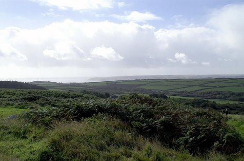 View from the village.