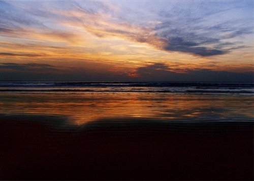 Caernarfon Bay sunset.