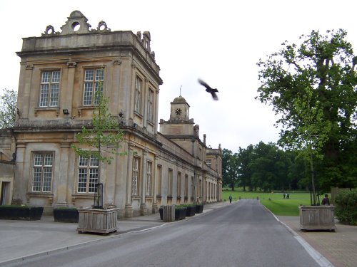 Aerial bombardment at Longleat House