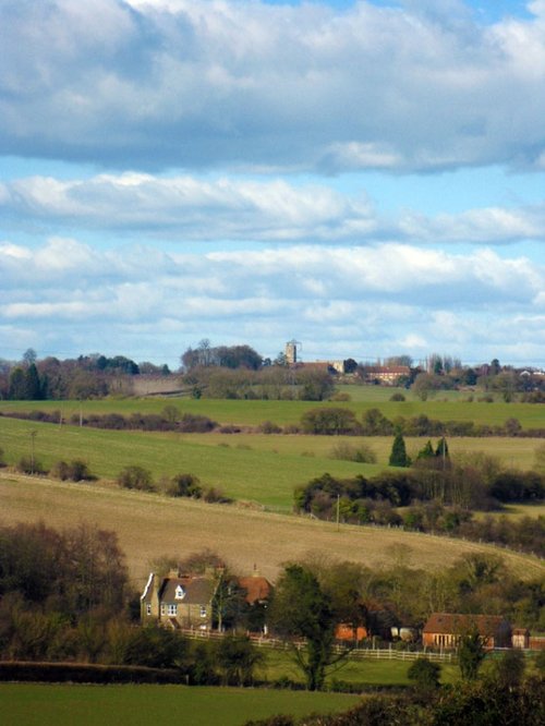 View of Cobham Church taken from Luddesdown