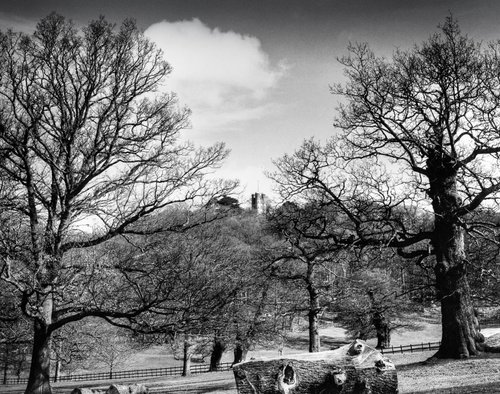 The hunting tower in Chatsworth Park