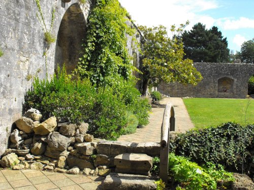 On the grounds of Beaulieu Abbey