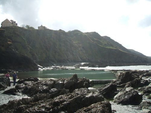 Sunrays at Ilfracombe