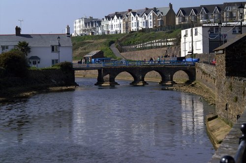 Looking down the river Neet.