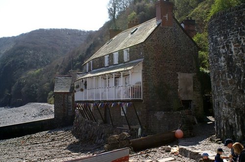 Houses on the beach.