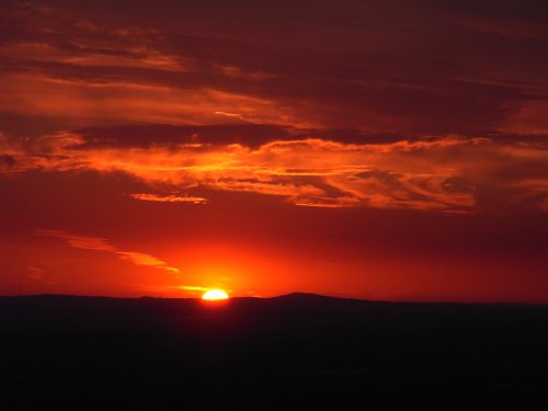 Summer solstice sunset 2010