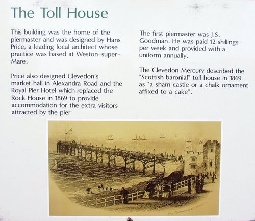Clevedon Pier Toll House Information Board