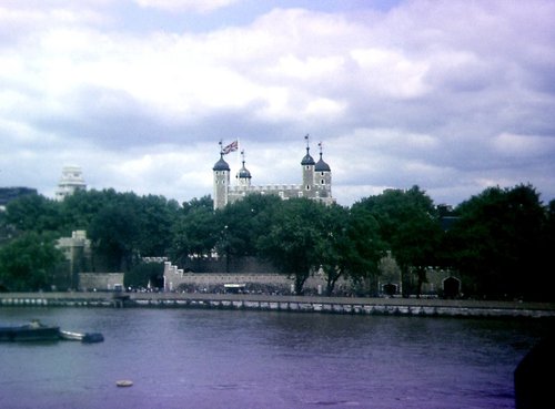 From the south bank of the River Thames.