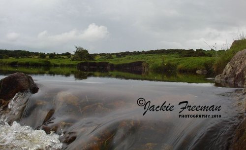 DeLank River above Delford Bridge July 2010