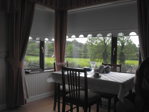 Not too shabby a place to have breakfast