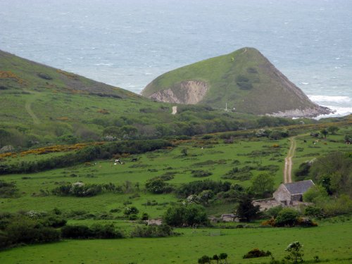 Tyneham village and Lulworth range