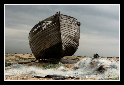 The fishing boats graveyard