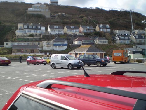 Portreath, Cornwall in the winter