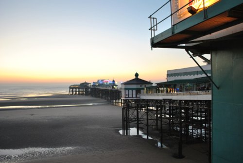Autumn sunset from the North pier