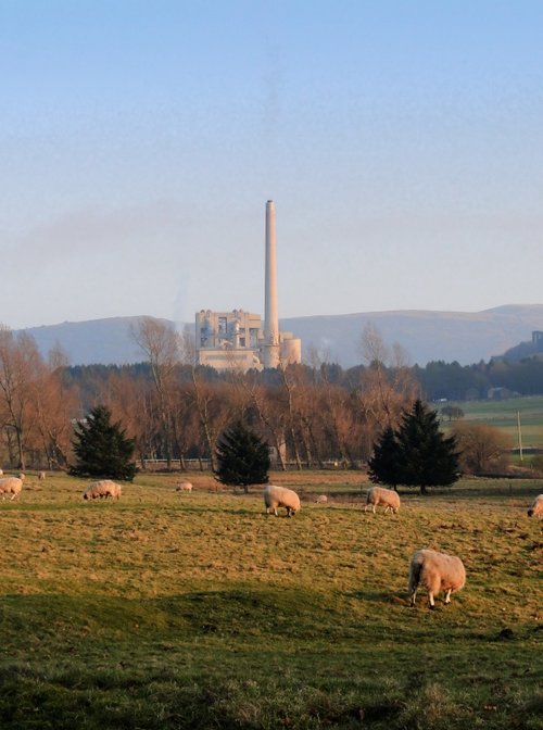 Cement works In Hope Derbyshire