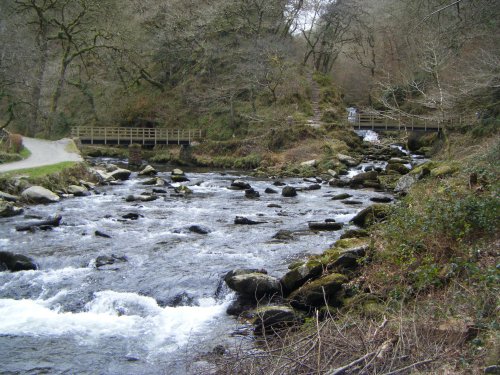 Watersmeet in Exmoor National Park, North Devon.