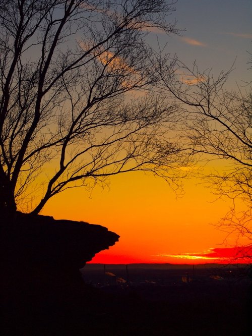 Sunset from Helsby Hill