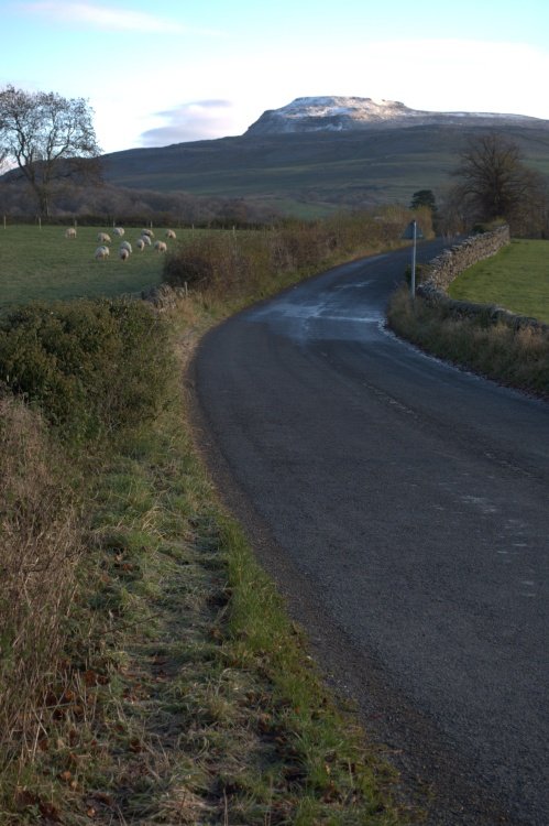 The road to Ingleborough
