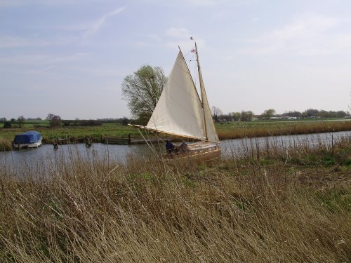 Sailing in the marshes