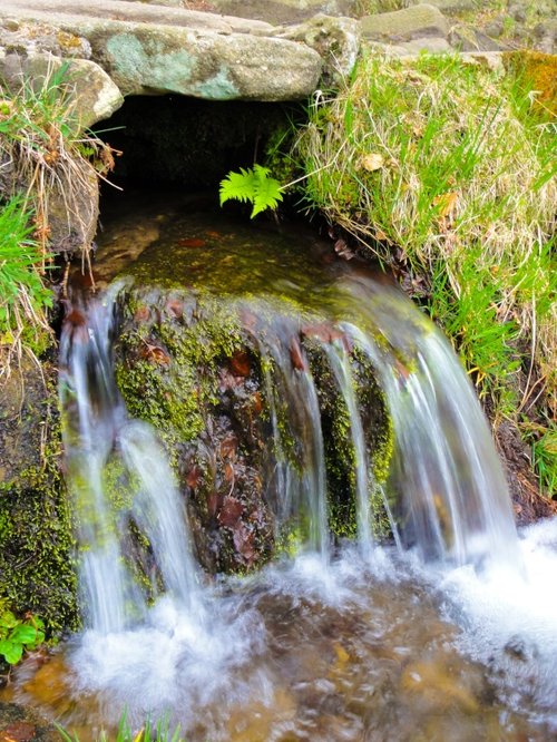 Waterfall near Upper Padley
