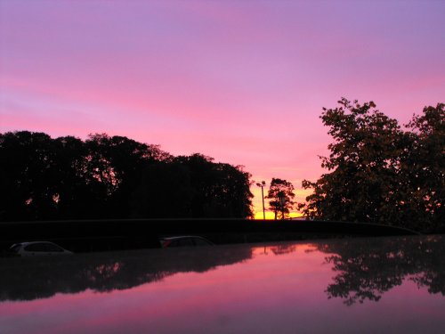 A dusk shot looking towards the Firth of Forth