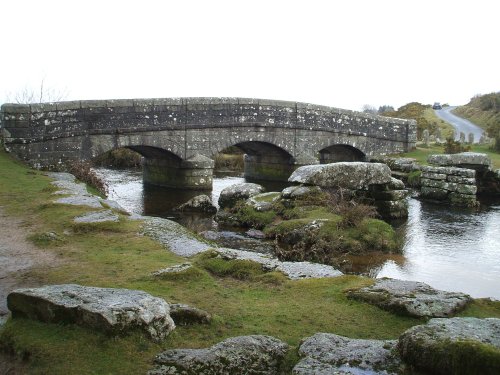 Clapper bridge near Postbridge