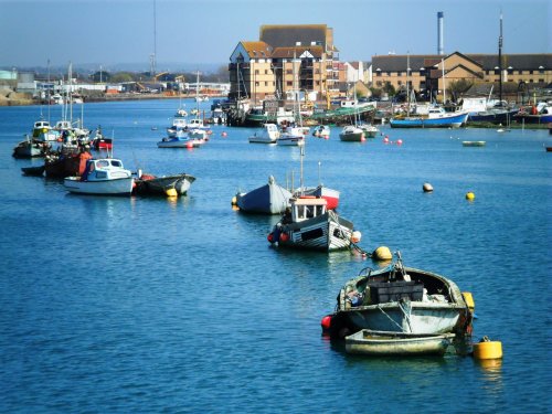 From the footbridge looking towards Brighton