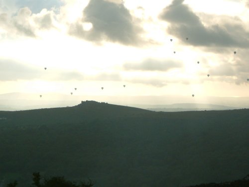 Balloons over the moor